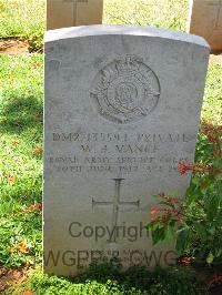 Dar Es Salaam War Cemetery - Vance, William Joseph